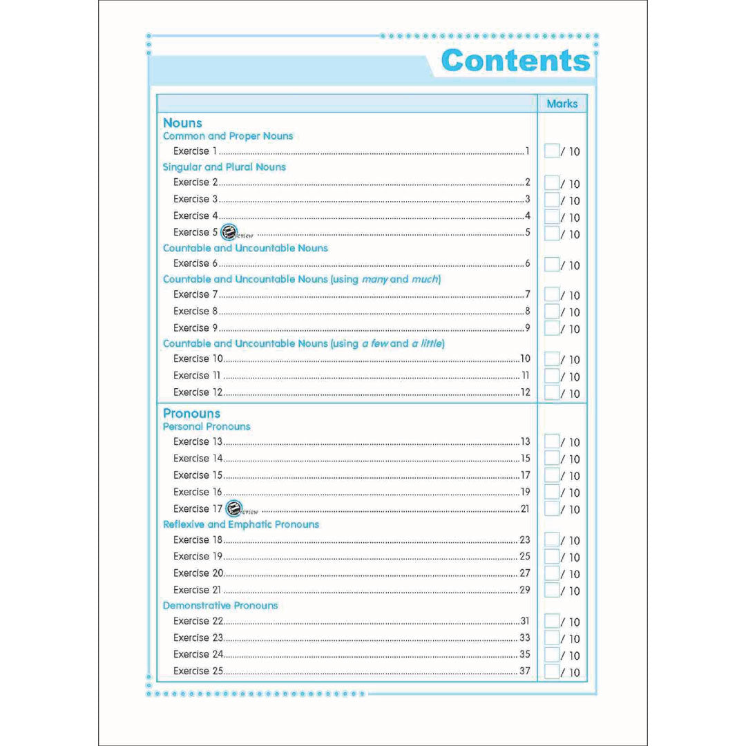 Conquer English Grammar Workbook 1