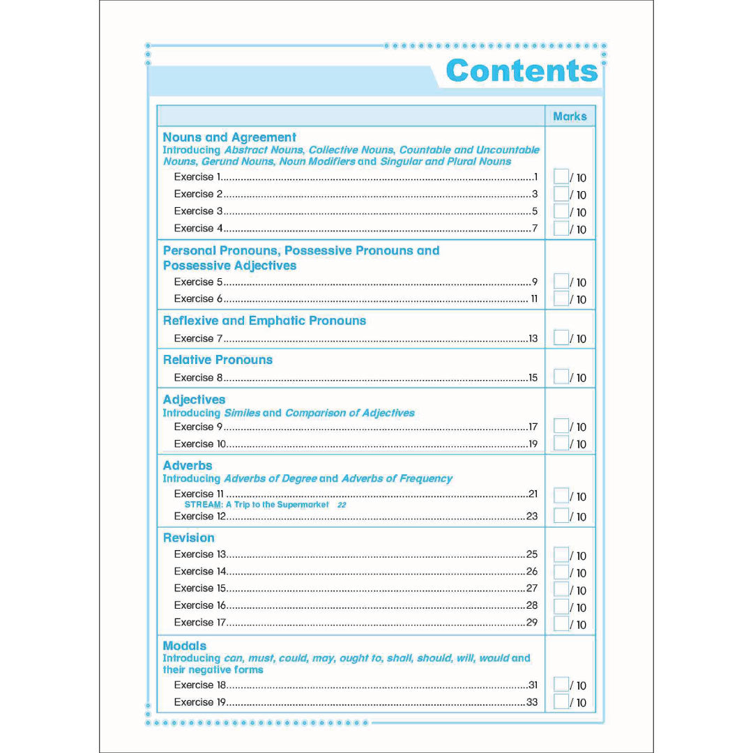 Conquer English Grammar Workbook 5