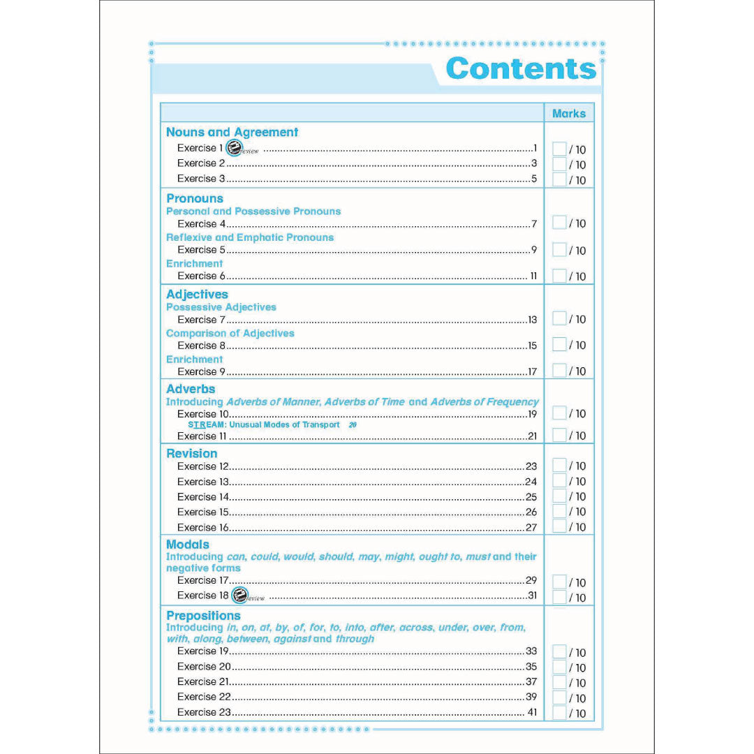 Conquer English Grammar Workbook 4
