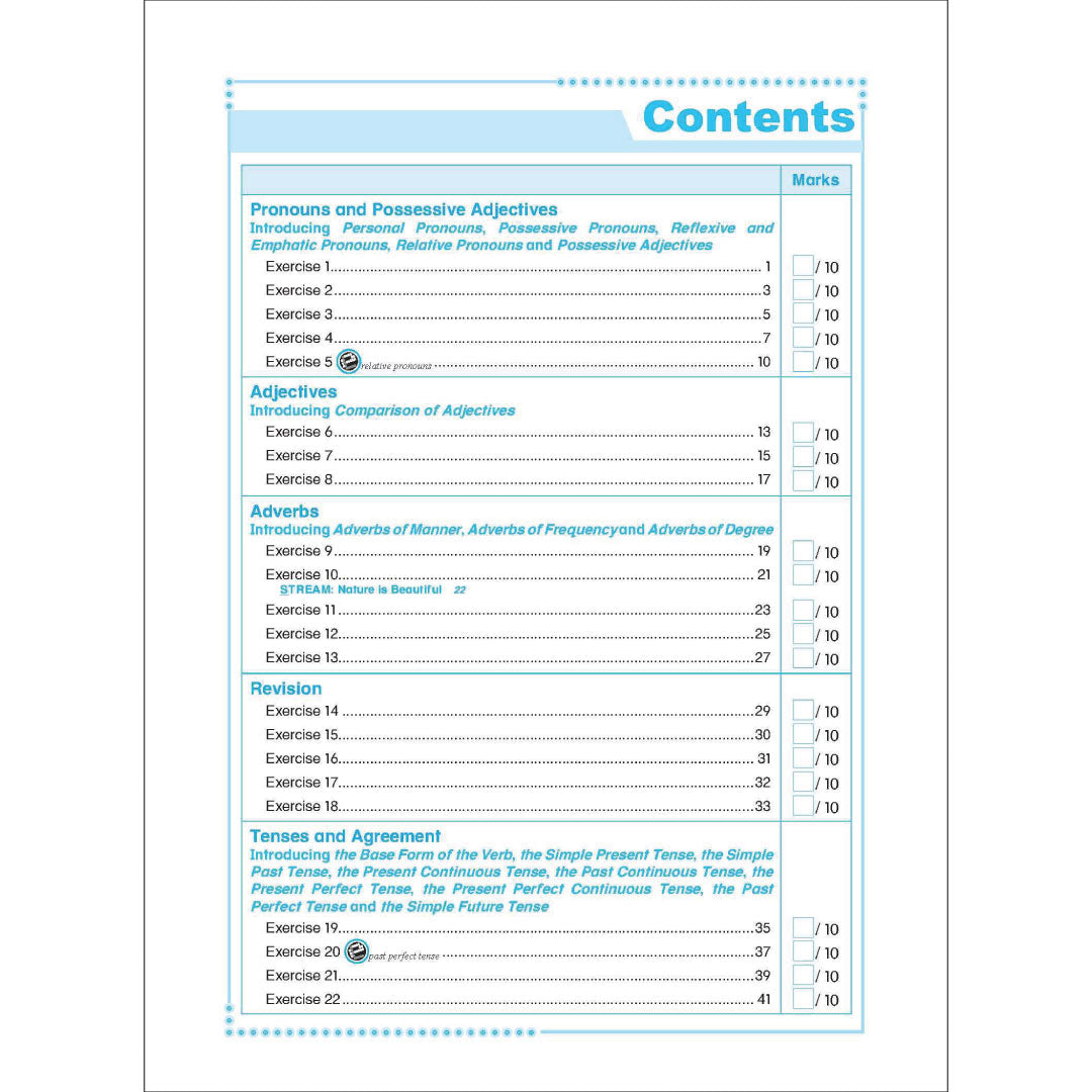 Conquer English Grammar Workbook 6