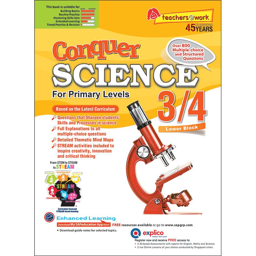 Conquer SCIENCE Lower Block 3/4