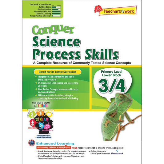 Conquer Science Process Skills Lower Block 3/4