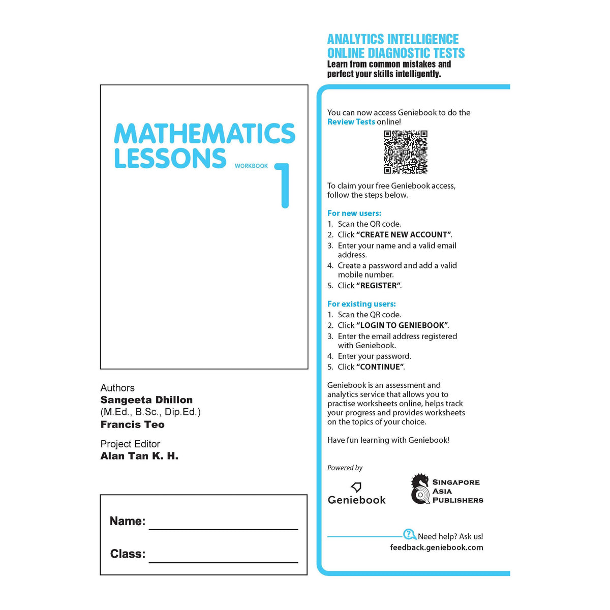 Mathematics Lessons Workbook 1
