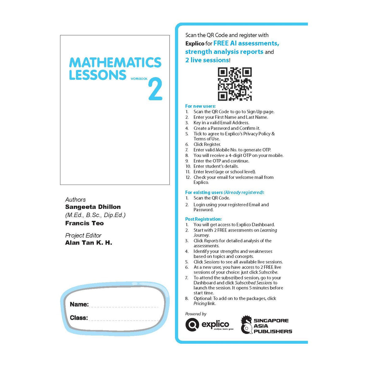 Mathematics Lessons Workbook 2