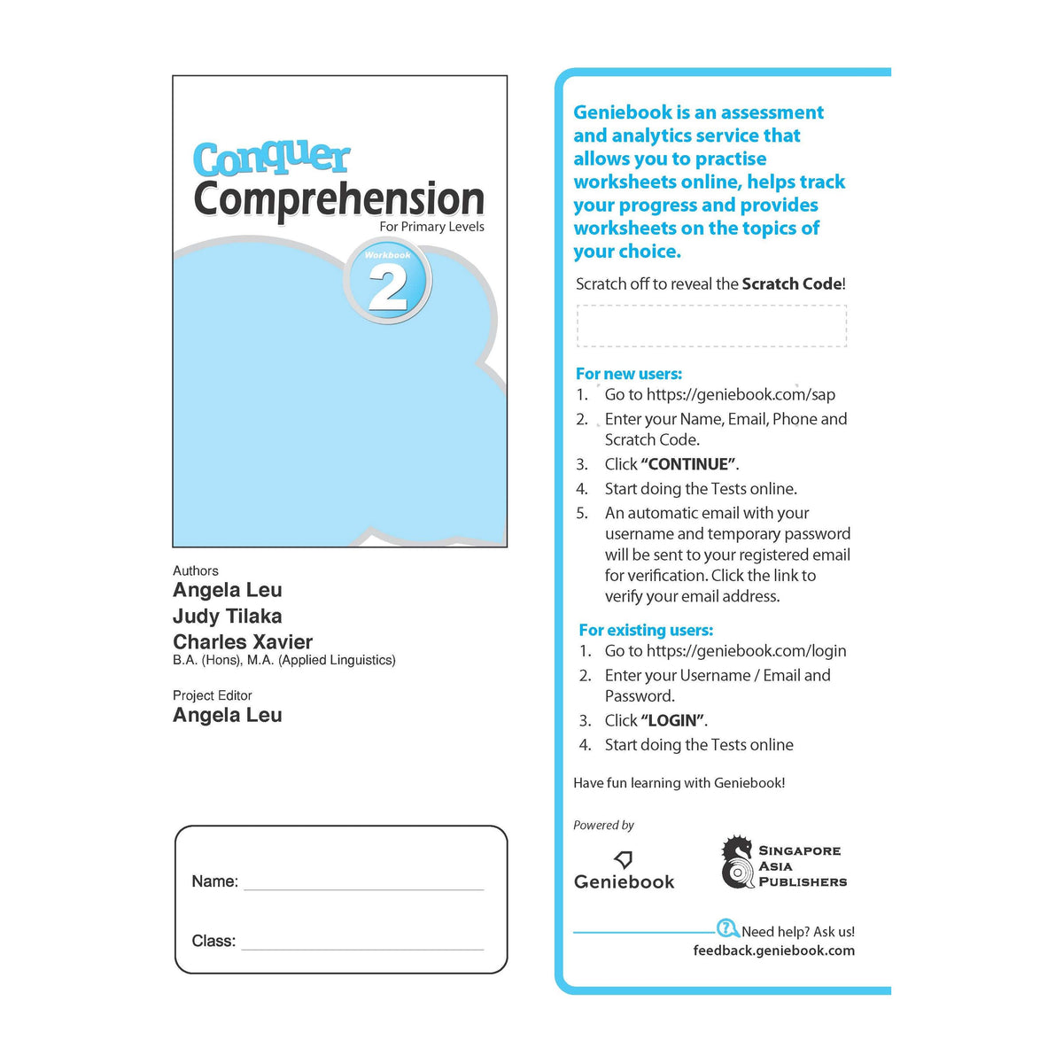 Conquer Comprehension Workbook 2