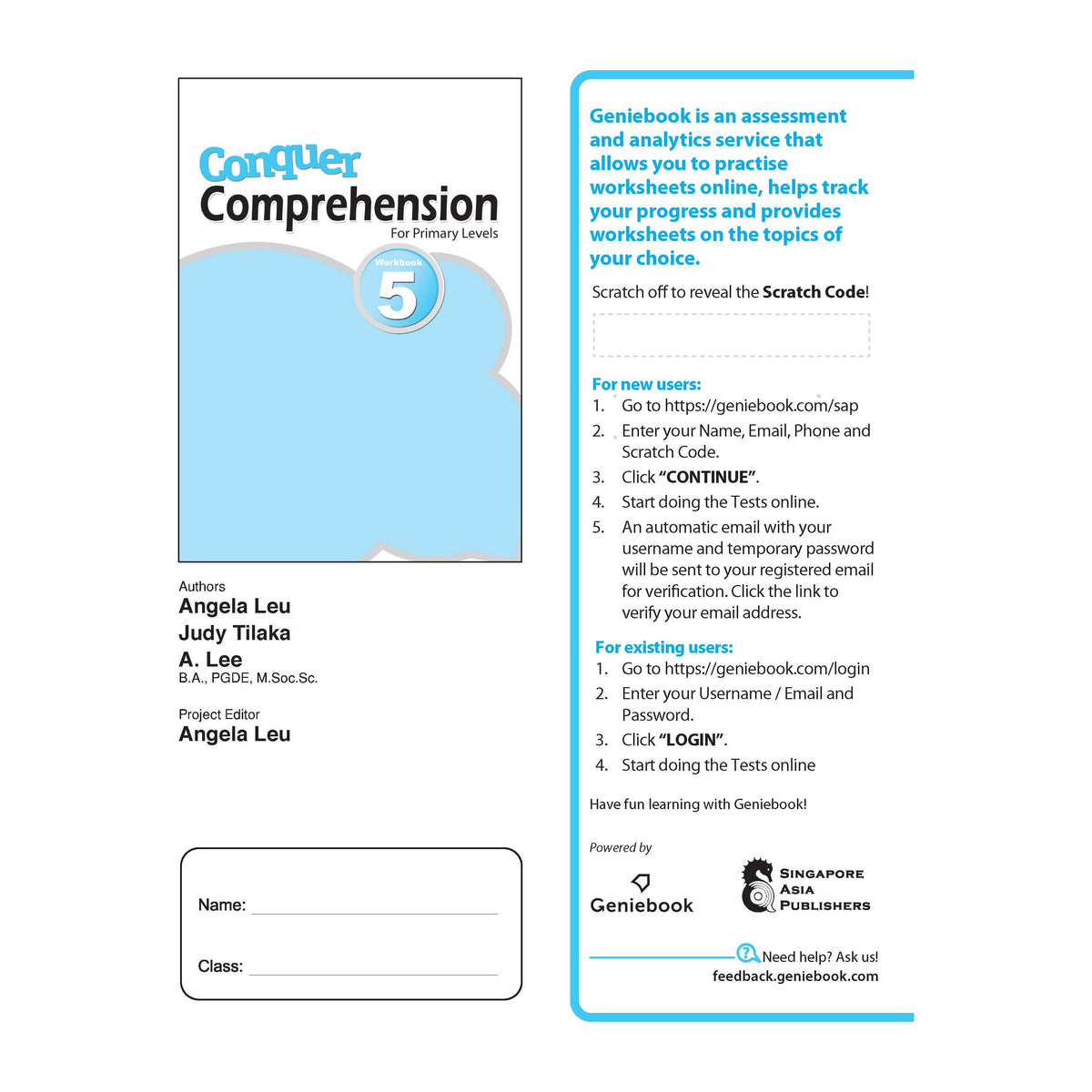 Conquer Comprehension Workbook 5