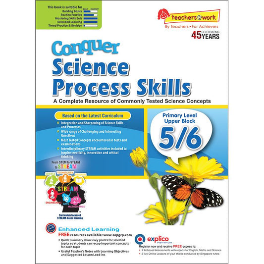 Conquer Science Process Skills Primary Level Upper Block 5/6