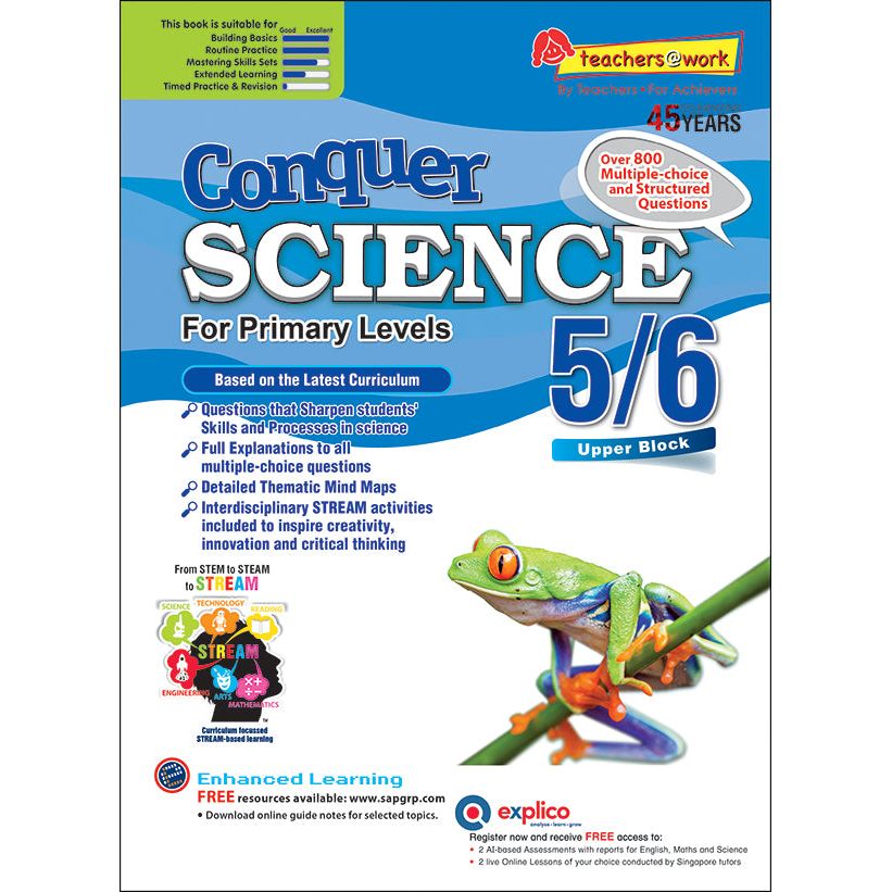 Conquer SCIENCE For Primary Levels Upper Block 5/6