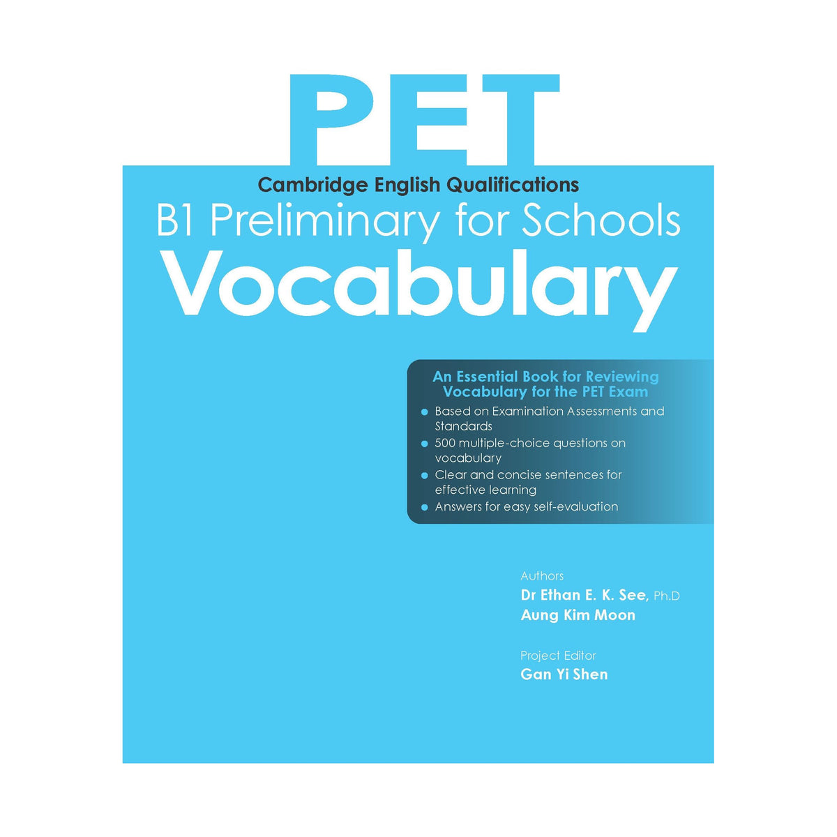 PET Cambridge English Qualifications B1 Preliminary for Schools Vocabulary