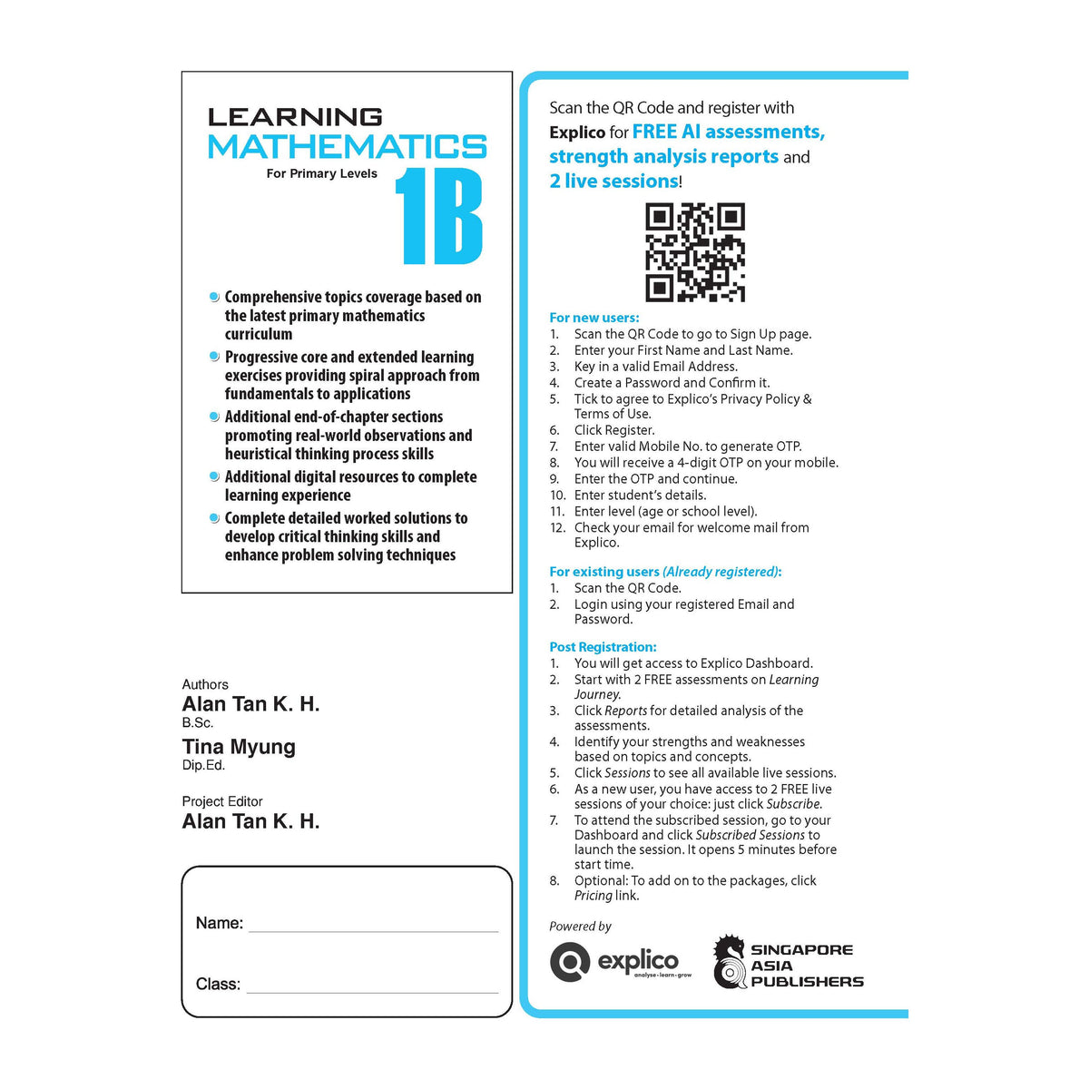 LEARNING MATHEMATICS For Primary Levels 1B