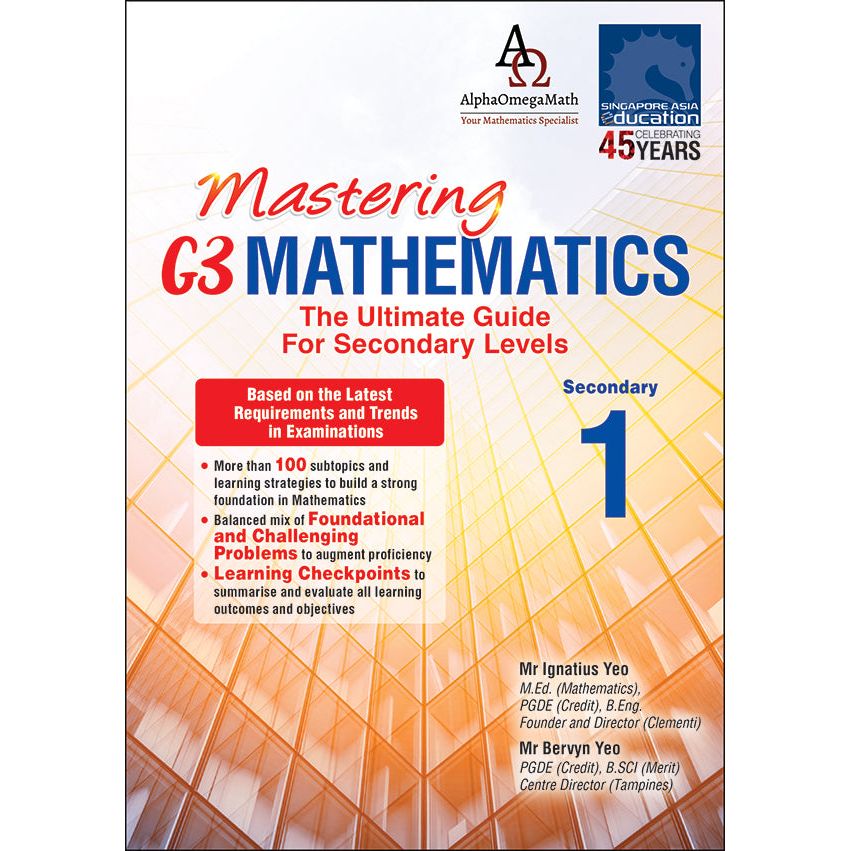 Mastering G3 MATHEMATICS Secondary 1