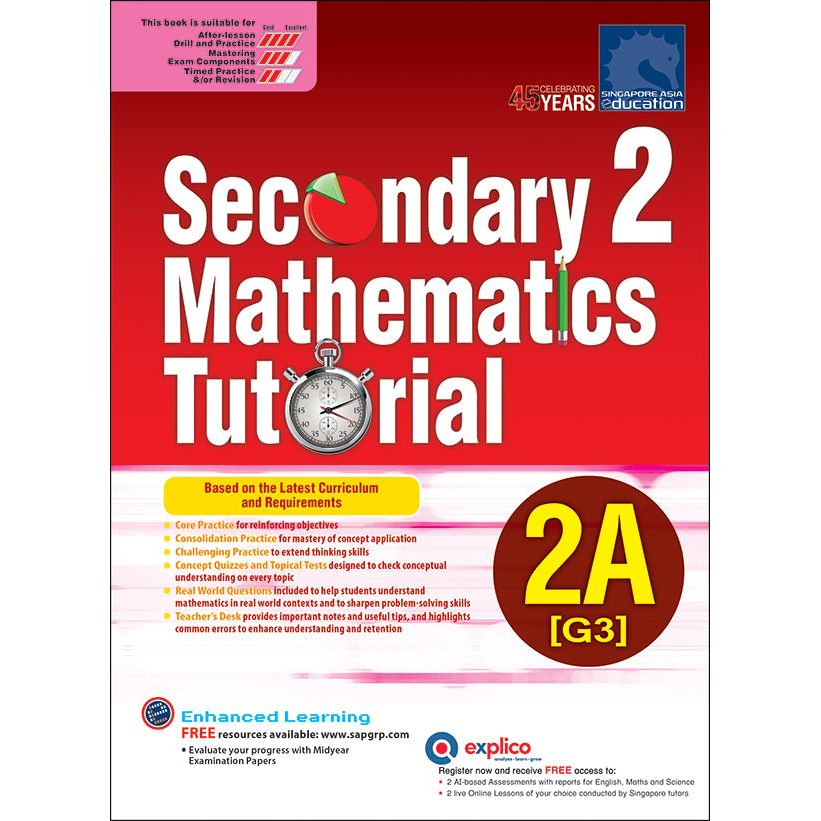 Secondary 2 Mathematics Tutorial 2A [G3]