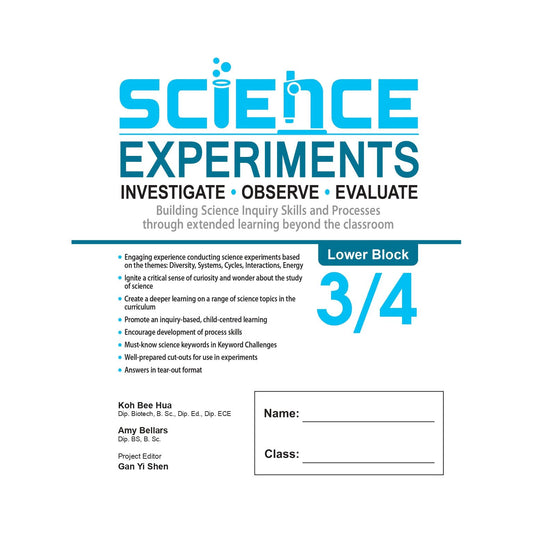 Science Experiments Lower Block 3/4