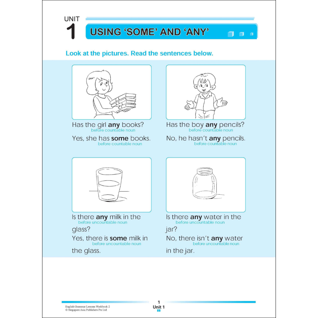 ENGLISH GRAMMAR LESSONS Workbook 2