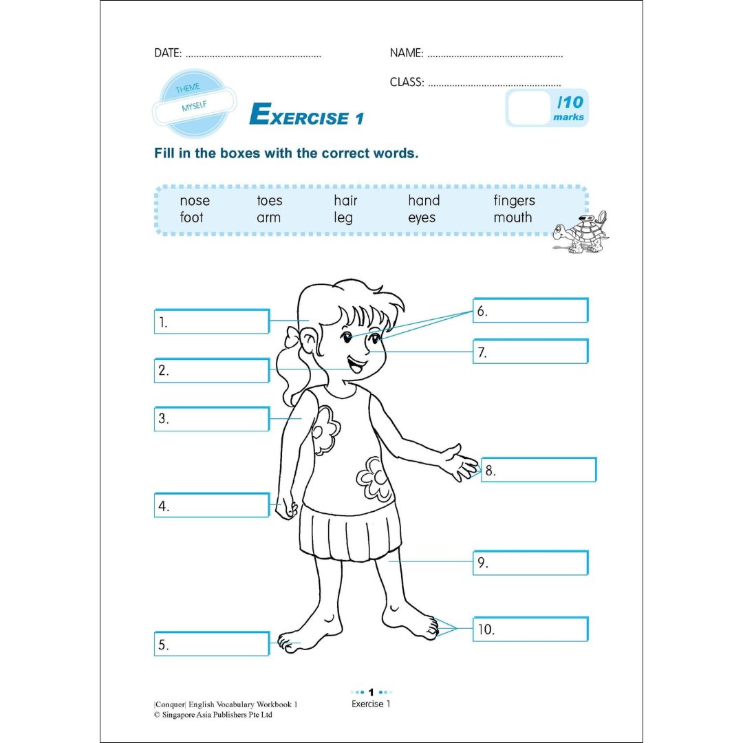 Conquer English Vocabulary Workbook 1