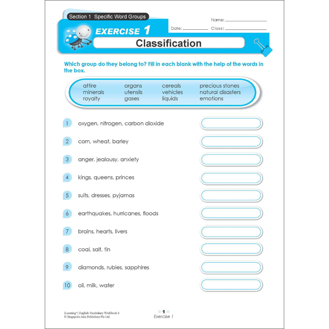 Learning+ ENGLISH GRAMMAR Workbook 1