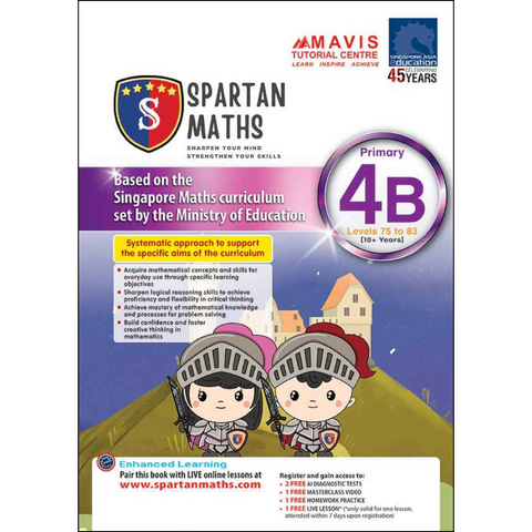 SPARTAN MATHS Primary 4B Levels 75-83